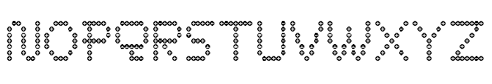 Font 1003 Font UPPERCASE