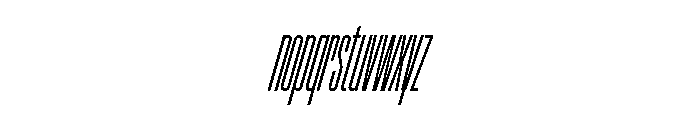 Font 1004 Font LOWERCASE