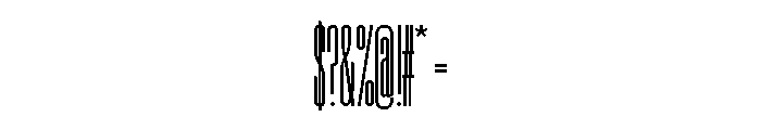 Font 1008 Font OTHER CHARS