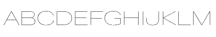 Font 1014 Font UPPERCASE