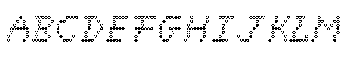 Font 1020 Font UPPERCASE