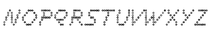 Font 1020 Font UPPERCASE