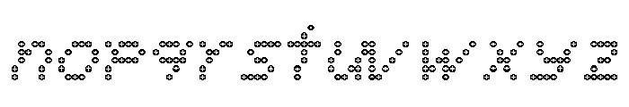Font 1020 Font LOWERCASE