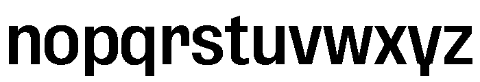 Font 1023 Font LOWERCASE