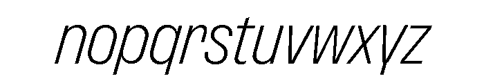 Font 1026 Font LOWERCASE