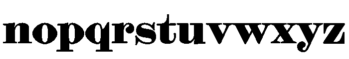 Font 102 Font LOWERCASE