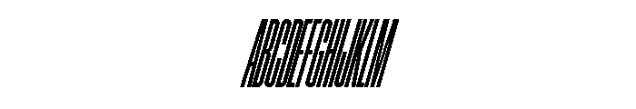 Font 1030 Font UPPERCASE