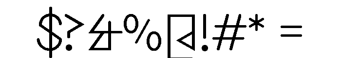 Font 1033 Font OTHER CHARS
