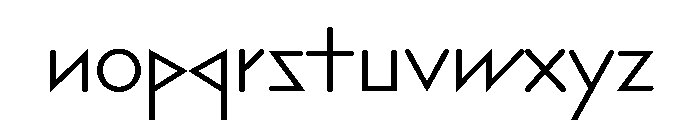 Font 1033 Font LOWERCASE