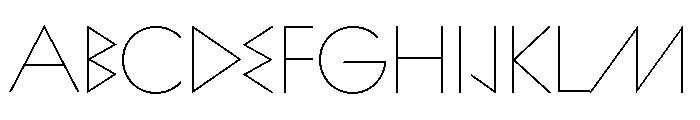 Font 1035 Font UPPERCASE