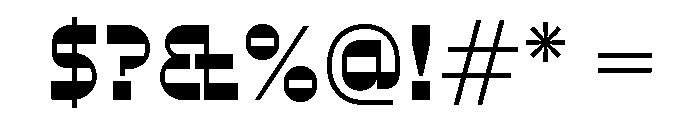 Font 1047 Font OTHER CHARS