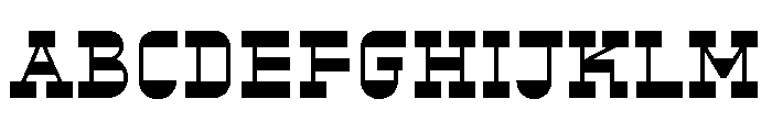 Font 1047 Font UPPERCASE