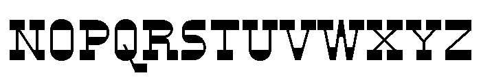 Font 1047 Font UPPERCASE
