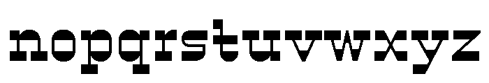 Font 1047 Font LOWERCASE