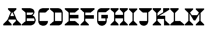 Font 1048 Font UPPERCASE