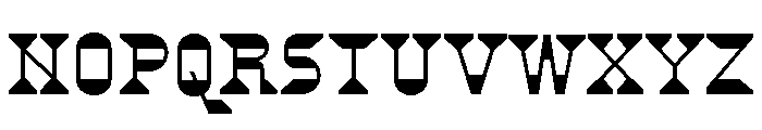Font 1048 Font UPPERCASE