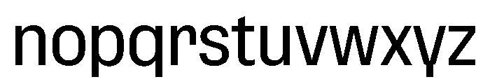 Font 1050 Font LOWERCASE