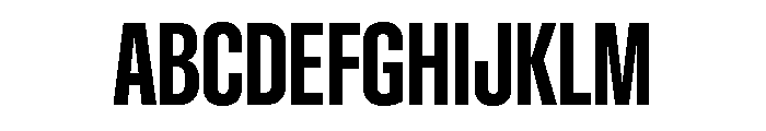 Font 1058 Font UPPERCASE