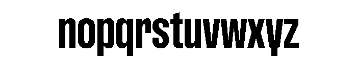 Font 1058 Font LOWERCASE