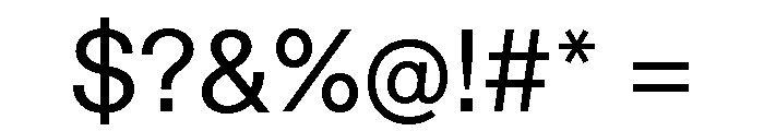 Font 106 Font OTHER CHARS