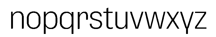 Font 1063 Font LOWERCASE