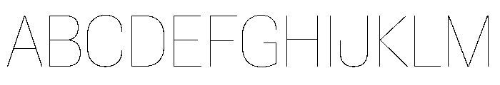Font 1065 Font UPPERCASE