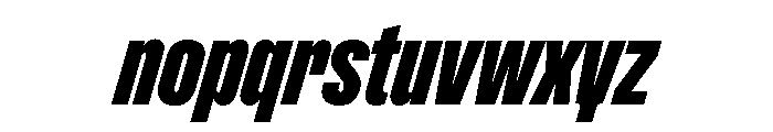 Font 1067 Font LOWERCASE