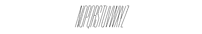 Font 1070 Font UPPERCASE