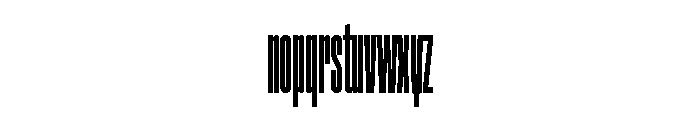 Font 1073 Font LOWERCASE