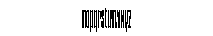 Font 1078 Font LOWERCASE