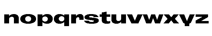 Font 1083 Font LOWERCASE