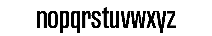 Font 1086 Font LOWERCASE