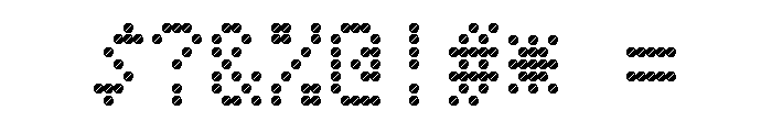 Font 1094 Font OTHER CHARS