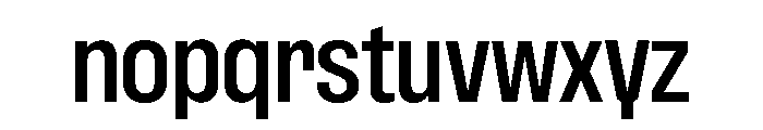 Font 1095 Font LOWERCASE