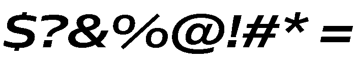 Font 1098 Font OTHER CHARS