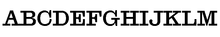 Font 109 Font UPPERCASE