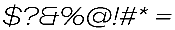 Font 1103 Font OTHER CHARS