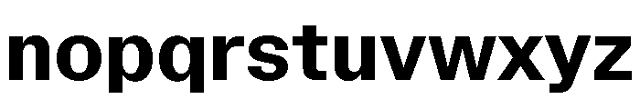 Font 1106 Font LOWERCASE
