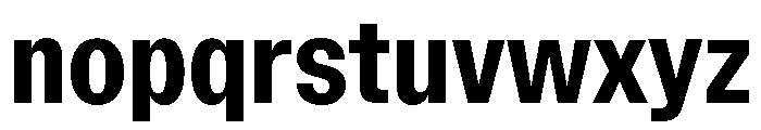 Font 1107 Font LOWERCASE