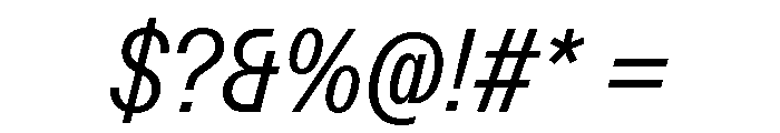 Font 1109 Font OTHER CHARS