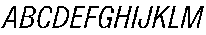 Font 1109 Font UPPERCASE