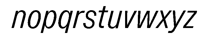 Font 1109 Font LOWERCASE