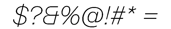 Font 1110 Font OTHER CHARS