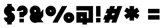 Font 111 Font OTHER CHARS
