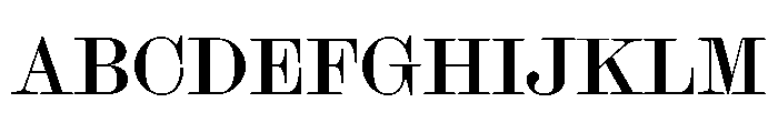 Font 1111 Font UPPERCASE