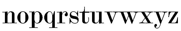 Font 1111 Font LOWERCASE