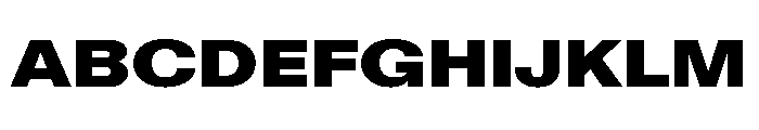 Font 1113 Font UPPERCASE