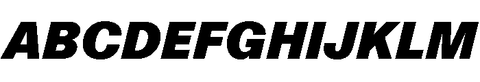 Font 1116 Font UPPERCASE