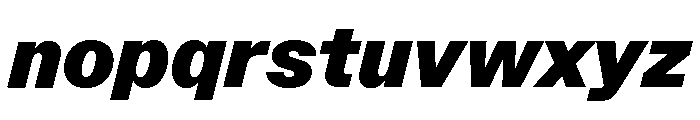 Font 1116 Font LOWERCASE
