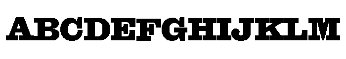 Font 1118 Font UPPERCASE